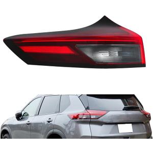 labwork Left Outer Rear Tail Light Replacement for Nissan Rogue 2021-2023 Rear Tail Lamp Assembly 26555-6RR0AZ NI2804122