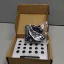 M12x1.25 Black 6 Spline Lug Nuts - Anti-Theft, 1.38" Long, Set of 20 - Acorn Aftermarket Wheel Lug Nuts