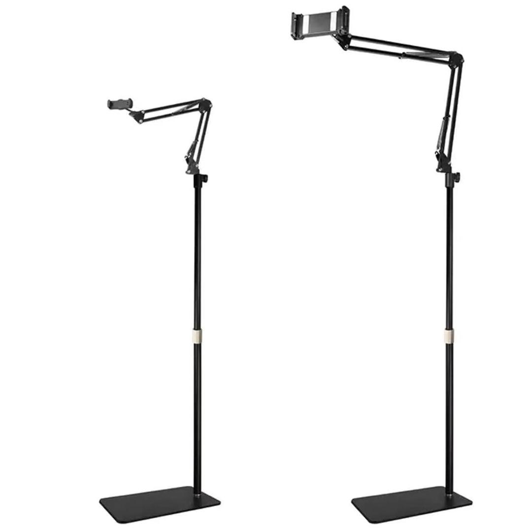 Red Light Therapy Stand - Universal Mobile Stand for Red Light Therapy Panel & Near Infrared Light Devices, Heavy-Duty Holder Adjustable Height & Any-Angle, 360 Swivel Wheel