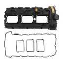 JDMSPEED New Engine Valve Cover with Gasket 11127570292 Replacement for BMW 335i 535i 2010-2017, 740i 740Li 2013-2015, X3 X5 X6 2011-2019 3.0L 264937 7570292 11-12-7-570-292 N55