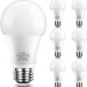 Dimmable Light Bulb, 100 Watt Equivalent LED Bulbs, E26 14W 1600LM 5000K Daylight White A19 Lightbulbs, 80+ CRI, 15,000 Hour Lifespan - 6 Pack