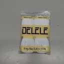 DELELE Flat Fat Shoe Laces: 5/8" Wide White Jumbo Chunky Shoelaces for Sneakers 2 Pair 67 inch