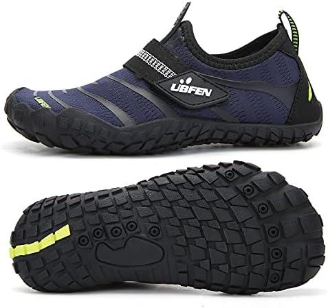 UBFEN Water Shoes for Kids Boys Girls Aqua Socks Barefoot Beach Sports Swim Pool Quick Dry Lightweight Toddler Little Big Kid, 27