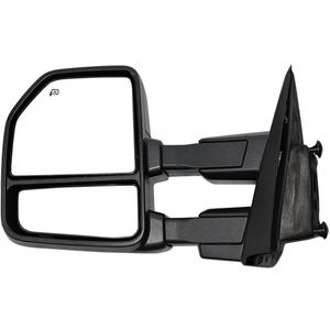 AERDM New towing mirror Black Housing fit for 2015 2016 2017 2018 2019 2020 Ford F150 Pickup Truck Left Driver Side Towing Mirrors w/Power Heated Turn Signal, Auxiliary Lamp