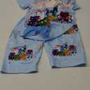 Toddler Boys Short Sleeve Shirt Set Kids Graphic Tee Shirt with Short Summer Clothes Set (4-5T, Sky Blue)