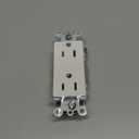 BESTTEN 20 Pack 15 Amp Decor Electrical Wall Outlet Receptacle, Non-Tamper-Resistant, 15A/125V/1875W, for Residential and Commercial Use, UL Listed, White