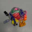 8-Pack Colorful Plastic Whistles with Lanyards - 120dB Loud Sports Whistles for Coaches, Teachers, Emergency Kits & Events