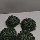 Hotop 2 Pcs Artificial Plant Topiary Ball 4 Layers Garden Spheres Boxwood Balls Artificial Topiaries Spheres Decorative Balls for Backyard, Balcony, Garden, Wedding, Indoor Outdoor Decor (7 Inches)