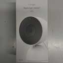 Google Nest Cam Indoor (Wired, 3rd Gen) - Security Camera with 2K Video and Gemini, Night Vision, 2-Way Audio, Works with Google Home - 2025 Model - Snow