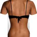 Goodstoworld Unisex 3D Fake Abs T Shirts Shredded Chest Printed Short Sleeve Costume Novelty Tees Shirt (XL)