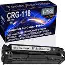 1-Pack (Black) Compatible MF8580Cdw MF8380Cdw MF8350Cdn LBP7200C LBP7200Cd Laser Toner Cartridge (High Capacity) Replacement for Canon CRG-118 (CRG-118K) Printer Toner Cartridge