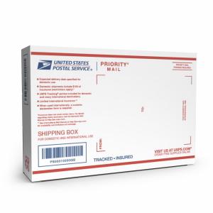 BOX USA Small Shipping Boxes 9,5 x 6 inch, 5 Pack
