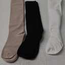 Giegxin 3 Pairs Socks Cotton Compression Roller Skate Socks For Sport Women Girl Youth