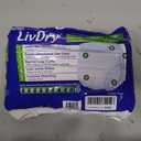 LivDry Adult M Incontinence Underwear, Overnight Comfort Absorbency, Leak Protection, Medium, 17-Pack