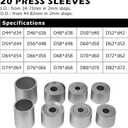 DAYUAN Pull and Press Sleeve Kit with 28 Pcs Universal Remove Bushes Bushing Bearings Seals Compatible with Most HGV and LCV Engines