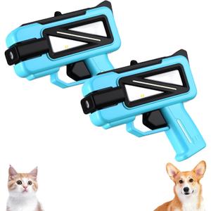 Geelin 2 Pack Squirt Spray for Cats Dogs Training Squirt for Cats Deterrent Water Spray Pistols for Dogs Pets Training(Square Style,Blue Black)