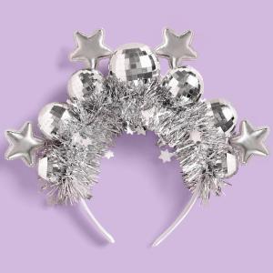 Disco Ball and Star Headband
