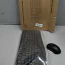 Wireless Keyboard and Mouse Combo, Full-Sized 2.4GHz Wireless Keyboard with Comfortable Palm Rest and Optical Wireless Mouse for Windows, Mac OS PC/Desktops/Computer/Laptops (Black)