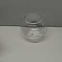 Glass Bubble Bowl (H-6" W-8", Approx. 3/4 Gal.) Small Fish Bowl Round Terrarium Vase Globe Flower Centerpiece for Weddings Events Arrangements