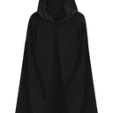 Kids Halloween Christmas Costumes Cape Velvet Hooded Cosplay Party Cloak Wizard Robe