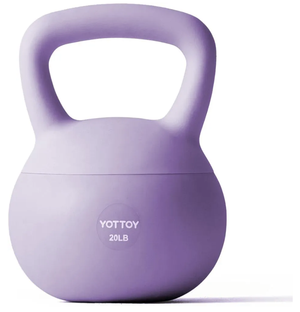 YOTTOY Soft Kettlebell,Kettlebell Anti-Slip Grip Weight for Home Workouts, Kettlebells Set Strength and Safety 