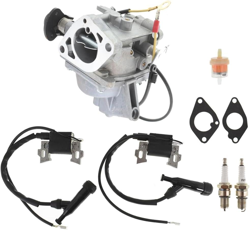 ALL-CARB Carburetor with Ignition Coil Replacement for Honda GX610 GX620 18HP 20HP V-Twin 16100-ZJ0-871
