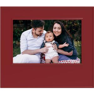 30S Voice Recordable Picture Frames, 7.5 x 6.3 Red Photo Frame, Sympathy Gift, Vertical or Horizontal, Tabletop & Wall Mount, Christmas Photo Frame, Home Decor Gifts for Boys & Girls, Mother, Father, Grandparents, Birthday