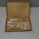 Ribbli Velvet Christmas Tree Bows 24 Pcs Camel Vintage Wreath Ribbon Bows for Door Garland Home Decor - 5 x 7 Inch, 3/8 Inch Wide