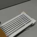 Linear Bar Air Grille 24" X 4", Aluminum Air Supply/Return Grilles,Easy Air Flow,Removable Grille/Door-HVAC Air Vent Cover,White[Outer Dimensions: 24.8"w X 4.8"h]