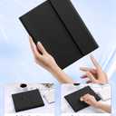 Harvopu Compatible for iPad 11th 10th Generation Case with Keyboard, Folio Cover with Pencil Holder, Multi-Touch Trackpad, 7 Color Backlit, Detachable Keyboard for iPad (A16) 11th/10th Gen (Black)