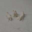Light-Up Halloween Decorations, Set of 3 Draped Ghost Dog Figurines, Spooky Halloween Decorations Indoor, Ghost Decor for Home Party Display