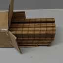 LazBlinds Cordless Bamboo Roman Shades, Privacy Blinds for Interior Windows, Room Darkening Roll Up Bamboo Blinds for Home & Patio, 28" W x 64" H, High field Teak