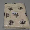 DFXSZ Fall Pillow Covers 18x18 Set of 2 Brown Pumpkins Embroidery Beige