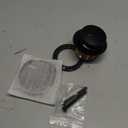 BOOMIBOO Bathtub Drain Tip-Toe Trim Set with Two-Hole Overflow Faceplate, Bath Tub Drains Conversion Kit with Universal Fine/Coarse Thread, Replacement Bathtub Drain Stopper Assembly, Matte Black