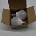 LED Refrigerator Light Bulb 40 Watt Equivalent, 120V Fridge Appliance Light Bulb 4W Daylight White 5000K, Waterproof A15 Fridge Light Bulbs 450LM, E26 Freezer Light Bulbs Non-dimmable, 2Packs