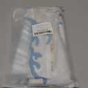 MAYZUS Nautical Coastal Shower Curtain, Beach Ocean Theme Shower Curtain for Bathroom Decor, Summer Tropical Seashell Starfish Coral Fabric Shower Curtain Set with Hooks, Blue, 72x72