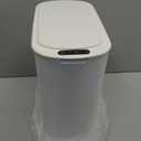 Cesun Motion Sensor Trash Can, 5 Gallon Automatic Bathroom Garbage Can with Lid, Touchless Smart Plastic Slim Wastebasket for Bathroom, Office, rv, Bedroom, Living Room, White