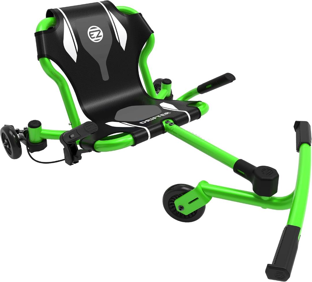 EzyRoller Drifter X Ride On Toy for Kids, Ages 4-12, Up to 154 lbs - Green