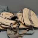 Haimont Large Sports Duffel Backpack Bag for Men, Travel Duffel Bags with Backpack Straps, Heavy Duty and Water Resistant, Beige,60L