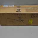 Ceiling Fans with LED Lights, 52 Inch 5-Blade Ceiling Fan Remote Control, Industrial Ceiling Fan with Reversible DC Motor, Downrod Mount LED Ceiling Light Chandelier for Bedroom (Gold & Black)