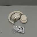 Picun NC60 Hybrid Active Noise Cancelling Headphones, Foldable Wireless Over Ear Bluetooth 5.4 Headphones, 80H Playtime, Transparency Mode, Stereo Bass, Custom EQ via App for Travel Home Khaki White