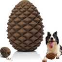 Pine Cone Dog Chew Toys, Dog Puzzle Toys, Interactive Toys to Keep Them Busy, Treat Dispensing Pet Toys for Medium Large Size, Long Lasting Dogs Gifts