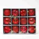 12 Pcs Christmas Ball Ornaments Set, Hanging Shatterproof Christmas Ball for Christmas Tree Baubles Bulk for Holiday Xmas Tree Decorations Gifts A