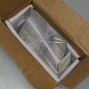 EHWINE 20 Pack Acrylic Sign Holder 4 x 6, Silver Picture Frame Stand up Table Top Sign Holders, Slanted Back Paper Holder Clear Display Stand Menu Flyer Holder for Wedding Party