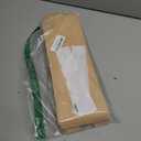 50 Pcs Brown Baguette Bread Bags, 13" Paper Bags with Window, Clear Bread Bags with Sticker, Long Size Bags, Packaging for Baked Goods(13" Brown)