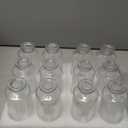 ComSaf Glass Bud Vases Set of 12, Small Bud Vase in Bulk, Mini Flower Vase for Centerpiece, Vintage Decorative Vase Set for Flowers, Wedding Reception, Christmas, Home Decor, Housewarming Gift (Clear)