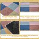 Breling Classroom Carpets Playmat Rugs 6x9 ft Kids Classroom Rugs with Rubber Backing Colorful Children's Seating Nursery Play Mat for Preschool Elementary Playroom Kindergarten