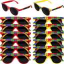 Relaxweex Sunglasses Party Favors Bulk Cute Cartoon Summer Sunglasses for Birthday Party and Outdoor Activity