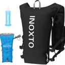 INOXTO Running Hydration Vest Backpack,Lightweight Insulated Pack with 1.5L Water Bladder Bag Daypack for Hiking Trail Running Cycling Race Marathon for Women Men