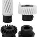Machine Parts,Plastic Hook Drive Gear, 4Pcs Machine Drive Shaft Gear Kit Replacement Accessories for Sewing Singer 510 513 514 518 1425N